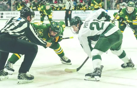 Crazy kind of hockey: Spartans’ special teams key sweep of Wildcats